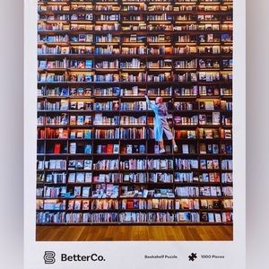BetterCo Bookshelf Library Jigsaw Puzzle 1000 Pieces-Difficult